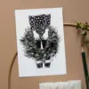 Kranz Postkarte (10,5 x 14,8 cm)