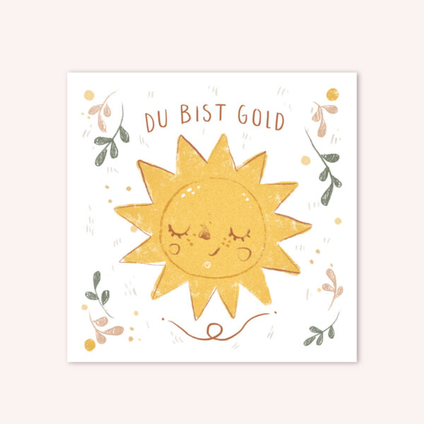 Du bist Gold Karte