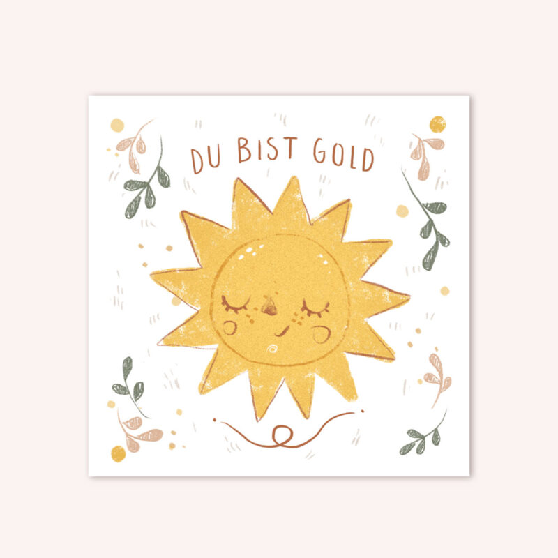 Du bist Gold Karte