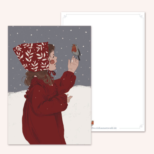 Fria & Robin Postkarte (10,5 x 14,8 cm)
