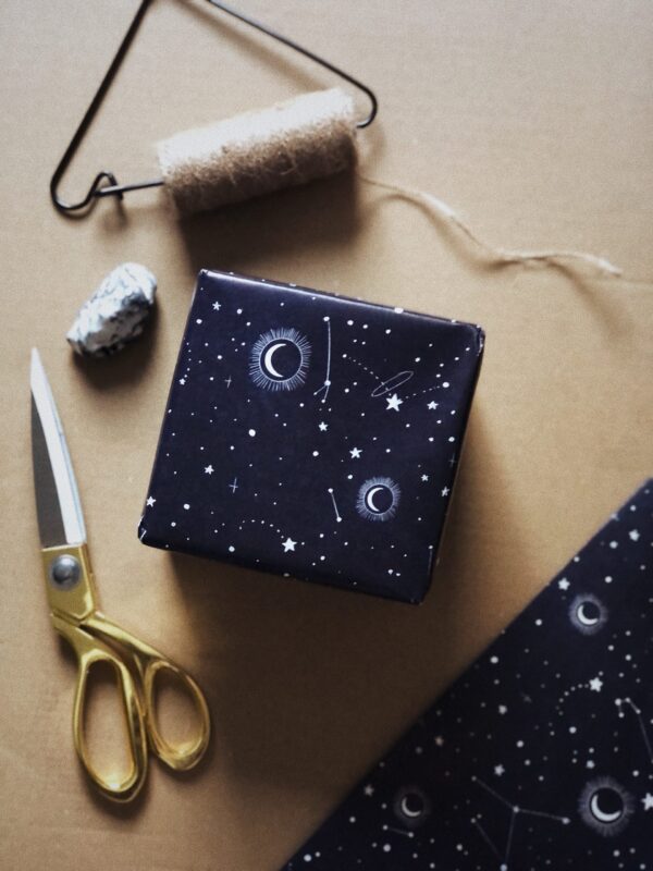 Geschenkpapierbögen Bastelpapier Sternenmotiv
