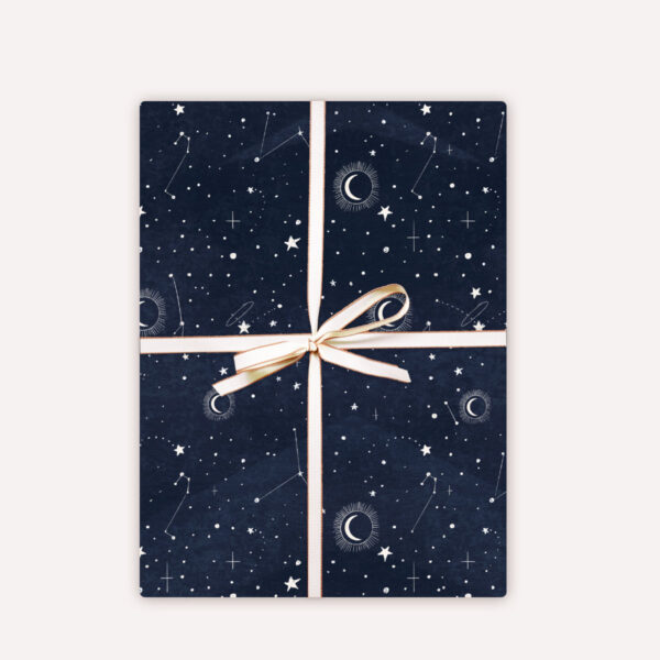 Geschenkpapierbögen Bastelpapier Sternenmotiv