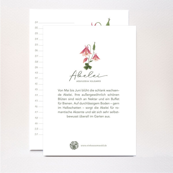 Geburtstags-Kalender mit Kartenhalter (10,5 x 14,8 cm)