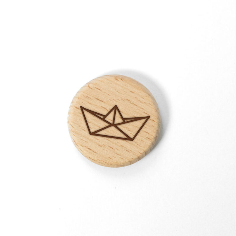 Holzmagnet Schiff (4 cm)