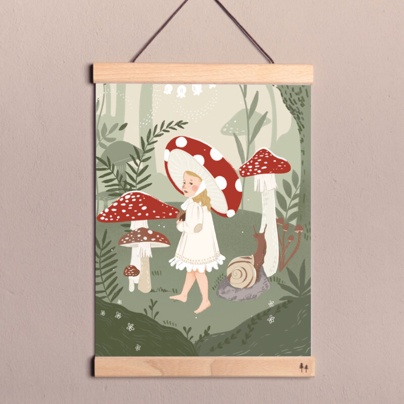 Poster Kinderzimmer Ella Snigill