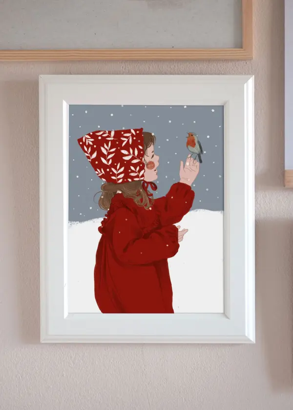 Fria & Robin Poster (21 x 29,7 cm)