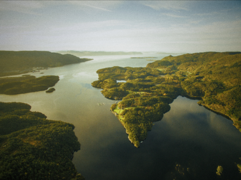 Ein Fjord in Norwegen