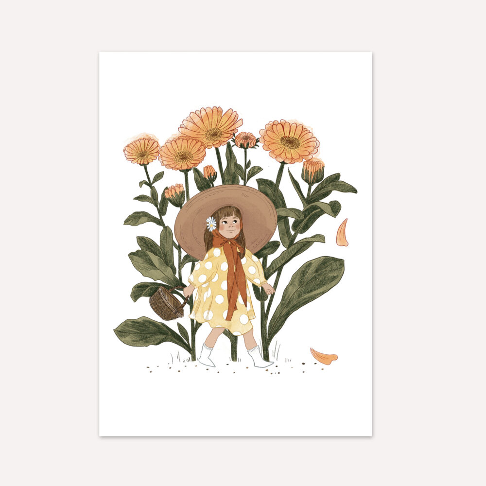 Postkarte Clara Calendula