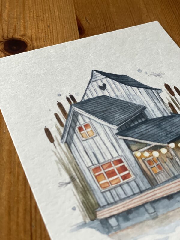 Postkarte Haus am See einhausamwald Postkarte Haus am See (10,5 x 14,8 cm)