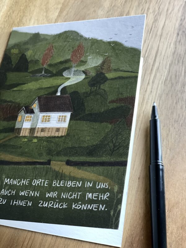 Trauer_Haus_einhausamwald_02 Karte Trauerkarte Orte mit Umschlag