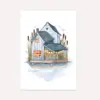 Karte_Haus_am-See_einhausamwald Postkarte Haus am See Aquarell einhausamwald